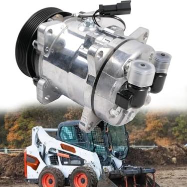 Imagem de Compressor de ar condicionado 7279628 7280493 compatível com a minicarregadeira Bobcat A770 L750 S650 S770 S850 T750 T770 T870 E35 E42 E45 E50 E55