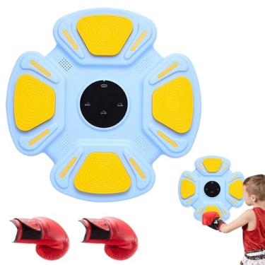 Imagem de Máquina de Boxe Inteligente com Música - Equipamento De Treino Para Jogo De Parede Com Iluminação,Equipamento de Fitness com Música e Boxe,Para Crianças e Adultos Exercício em Casa Ginásio Escritório