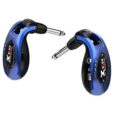 Imagem de Xvive Sistema de guitarra sem fio U2 recarregável 2,4 GHz, transmissor e receptor para guitarra digital sem fio para teclado de violino e baixo