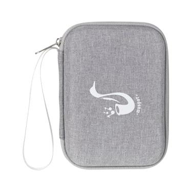 Imagem de JunZheHub Estojo para Palhetas Impermeável, Estojo para Palhetas de Clarinete, Suporte para Palhetas de Saxofone Alto, Material em Espuma EVA, Design Portátil, Cinza