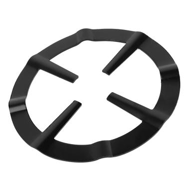 Imagem de GLOGLOW Rack de Fogão Redondo, Prateleira para Cafeteira de Ferro Inoxidável, Suporte Durável para Panelas e Panelas Moka, Ideal para Uso Doméstico ou Em café Suprimentos para café e chá