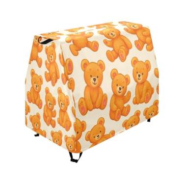 Imagem de Qilmy Cute Bear Kids Water Table Cover, Duty Waterproof Patio Table Covers for Outdoor Toddler Splash Tables, UV Resistant & Dustproof Play Table Protector, Cover Only