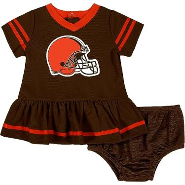 Imagem de Gerber NFL Baby-Girls NFL Team Jersey vestido e capa de fralda