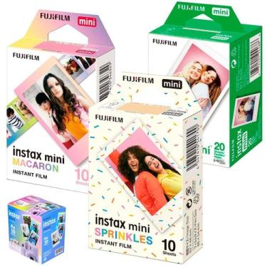 Imagem de Kit Filme Instax Mini Soft Colors 40 Fotos Fujifilm Sprinkles, Macaron