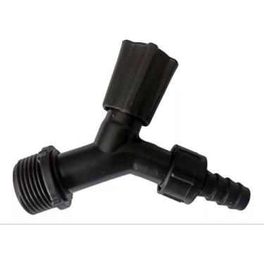 Imagem de Torneira de Jardim Preta Kit 12 Unidades – Irrigação e Lavagem Exterior