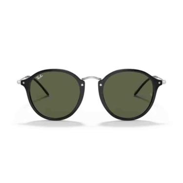 Imagem de Óculos de Sol Ray-Ban Round Preto 0RB2447 901 49-Unissex