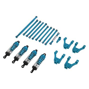 Imagem de Generic Kit de Reequipamento de Carro Rc, Conjunto Profissional de Links de Haste de Tração Rc, Liga de Alumínio, Amortecimento Forte de Alta Resistência para Crawler (#12)