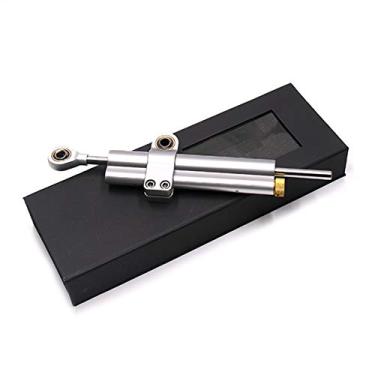 Imagem de SRDRK Estabilizador de direção de amortecedor CNC para motocicleta, controle de segurança invertido linear com suporte para YZF R6 2006-2017 YZFR1 Kit de montagem (A)