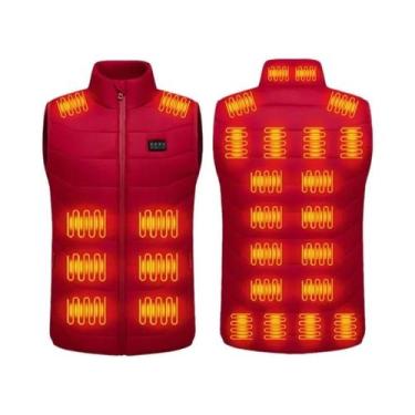 Imagem de Colete Térmico Inteligente Unissex, Casual, Com Gola Alta, Casaco Elét