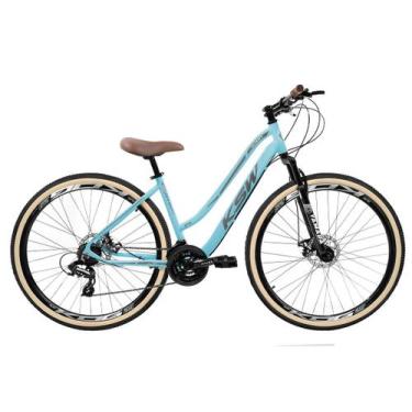 Imagem de Bicicleta aro 29 KSW Sunny Retro 21V Freio a Disco, Azul claro, 17