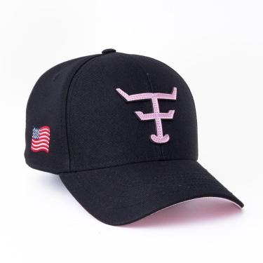 Imagem de BONE TEXAS FARM - TF672 - PRETO/ ROSA BEBE ÚNICO-Unissex