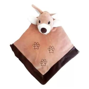 Imagem de Naninhas Para O Bebê De Pelúcia Bichinhos-Cachorro Marrom - Mega Fofo