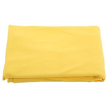 Imagem de SIWOTED Roupas para fotografia de recém-nascidos, respirável, longo envoltório, foto, bebê, adereços, fantasia (Amarelo brilhante)