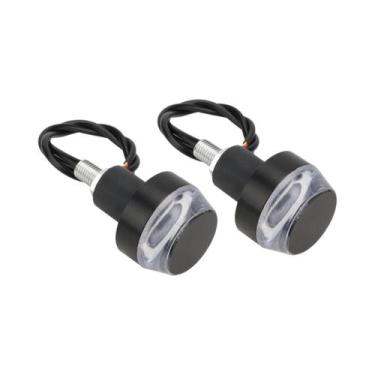 Imagem de Luz De Sinalização LED Colorida Para Guidão De Motocicleta 2 Peças Lâm