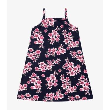 Imagem de Vestido Cotton Rovi Kids Azul, 10, Azul