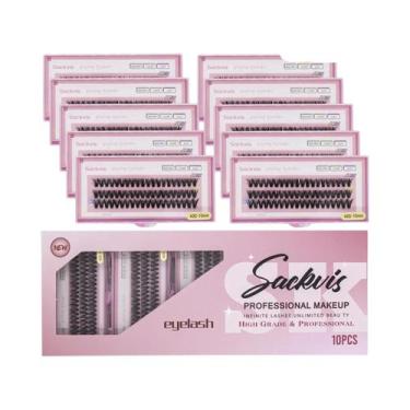 Imagem de Cílios Postiços Individuais 40D 9-14mm Curvatura C, 10 Caixas, Atacado
