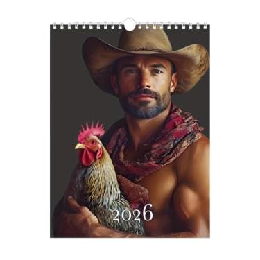 Imagem de Calendário De Parede 2026 - Organizador Semanal com Estética Decorativa - Design 2026 para Calendário de Parede - para Família Crianças Professores Sala de Aula e Casa no Frigorífico