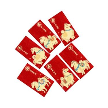 Imagem de Envelopes vermelhos | Folha de ouro em relevo tradicional - Bolsos envelope vermelho para dinheiro tradicional chinês | para casamento, aniversário, festival de primavera, casamento, noivado, homens