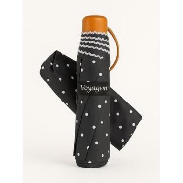 Imagem de Guarda Chuva Reforçado Voyagem 010R - Contra o Vento PRETO