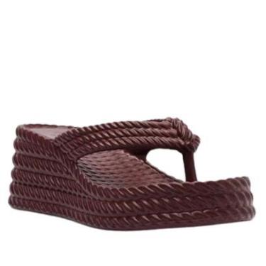 Imagem de Tamanco Brizza Arezzo Plataforma Marrocos Sun-Feminino