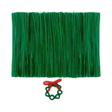 Imagem de Limpa-Cachimbo Verde 100 200 300 Peças Hastes De Chenille Para Artesan