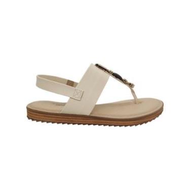 Imagem de Sandália Feminina De Dedo Rasteira Com Pedraria Modare Ultra Conforto 7141120-Feminino