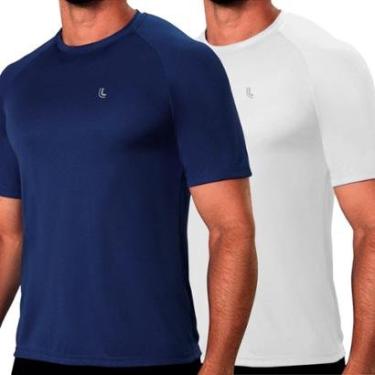 Imagem de Kit 2 Camisetas Lupo Masculina Dry Macia Confortável Térmica Academia Corrida Beach Tennis Fitness-Masculino