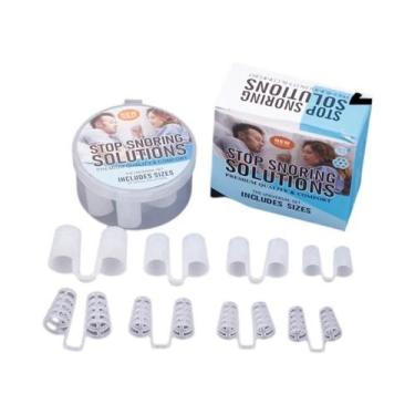 Imagem de Dilatadores Nasais De Silicone Antirronco 4/8 Peças, Clipe Nasal Para 