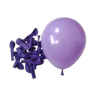 Imagem de Balões De Látex Redondos Pastel De 5 Polegadas 100 Unidades Foscos Mac