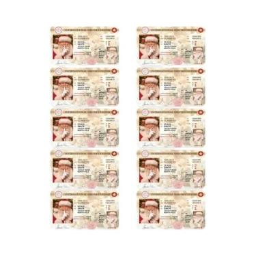 Imagem de Decoração De Natal Para Crianças Licença De Piloto Do Papai Noel 1-10 