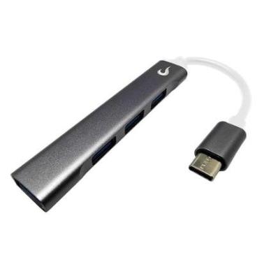 Imagem de HUB Rise Mode 02 USB-C 3.0, para 3x USB 2.0 e 1x USB 3.0, - RM-HUB-02-Unissex