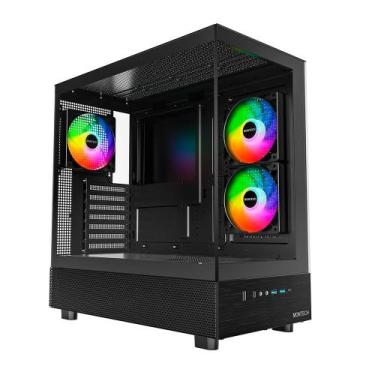 Imagem de Gabinete Gamer Montech XR, Mid-Tower, Vidro Temperado, Com 3X Fans, Pr
