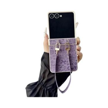 Imagem de Capa De Couro Com Desenho Animado Para Samsung Galaxy Z Flip 7 FE 6 5 