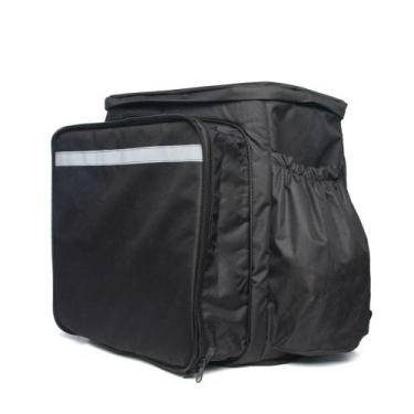 Imagem de Bag Mochila Térmica Motoboy Entregas Delivery Lanches Preto - iBgas