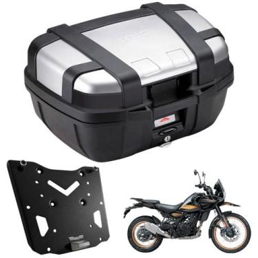Imagem de Baú Givi Trekker Trk52n 52L + Rack Bráz Monokey Himalayan450 - Bráz Ac