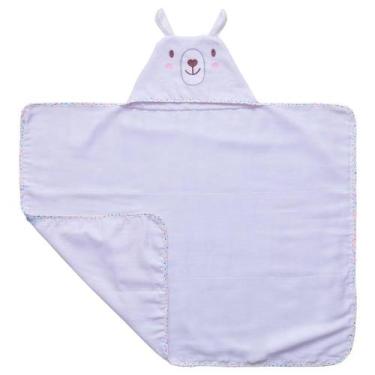 Imagem de Toalha Bebê Bordada Capuz Forro de Fralda Algodão Baby Joy - Koala Bab