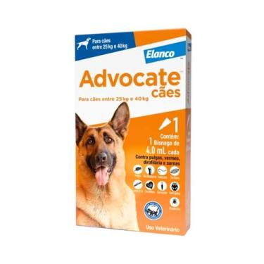 Imagem de Advocate Elanco 4,0 mL para Cães de 25 Kg até 40 Kg - 1 Bisnaga