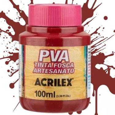 Imagem de Tinta Pva Fosca 100ml 826 Cereja Acrilex