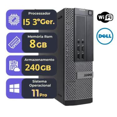 Imagem de Computador DELL OptiPlex i5  8GB RAM  SSD 240GB HD  Windows 11 Pro Off