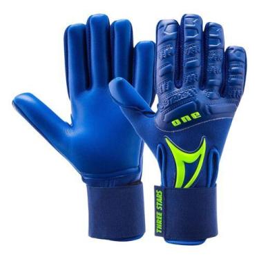 Imagem de Luva Goleiro Campo Three Stars One Profissional, One, Palmaazul, P, ON