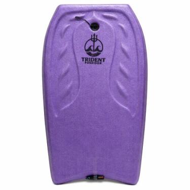 Imagem de Prancha Bodyboard Surf Trident Grande 98x52x06 Praia Piscina Cor:Lilás