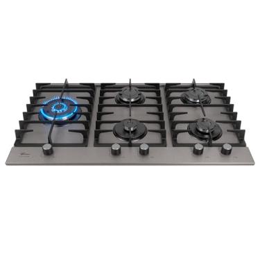 Imagem de Fischer Cooktop a Gás 5 Bocas Tripla Chama Platinium Prime Trempes Ferro Fundido 38420-107470
