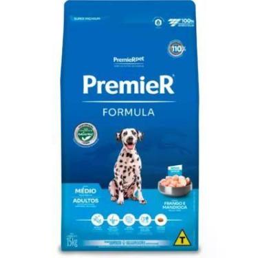 Imagem de Ração Premier Fórmula Cães Adultos Raças Médias Frango 15kg - PREMIER 