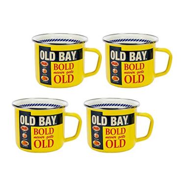 Imagem de Esmalte de coelho dourado - Conjunto de 4 - Old Bay - Canecas grandes