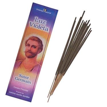 Imagem de Incenso Ananda Natural Luz Violeta Saint Germain 9 Varetas
