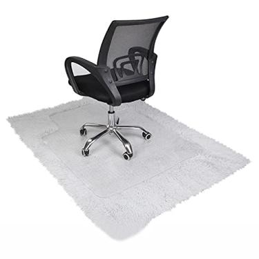 Imagem de Tapete para cadeira de escritório tapete tapete de mesa azulejo corredor academia para casa academia (branco)