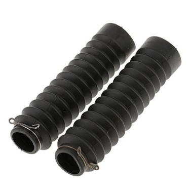 Imagem de Kesoto 1 par de botas de borracha macia garfo frontal para motocicleta 210 x 45 x 30 mm, preto, 210 x 45 x 30 mm