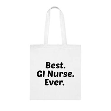 Imagem de Bolsa Tote Nurse Gi, Best Gi Nurse Ever Bag, Presente para enfermeira Gi, Presente para enfermeira Gi, Presente para enfermeira Gi, Bolsa de ombro para enfermeira Gi, Bolsas reutilizáveis