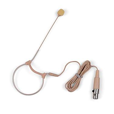 Imagem de Qudai Microfone Condensador de Microfone Condensador de Gancho de Orelha Única Leve Plugue XLR de 3 Pinos para Transmissor Bodypack Sem Fio BD