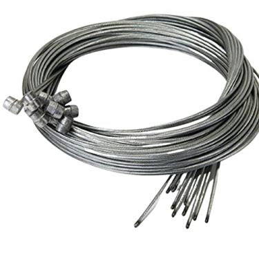 Imagem de 10 Cabo De Aço Para Freio Dianteiro 800mm X 1.5mm X 19 Fios